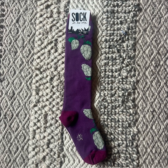 Sock It To Me Accessories - Sock It to Me Purple Hops Women's Socks